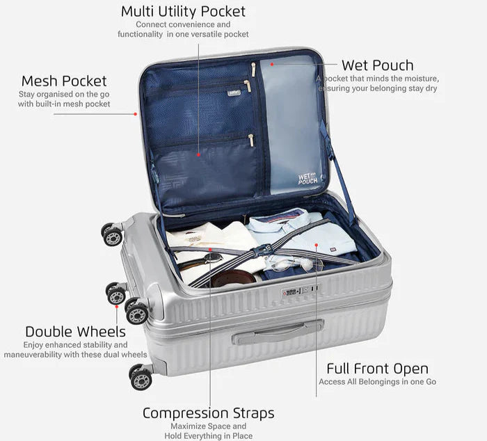 SAFARI SELICT RECOIL SILVER LARGE