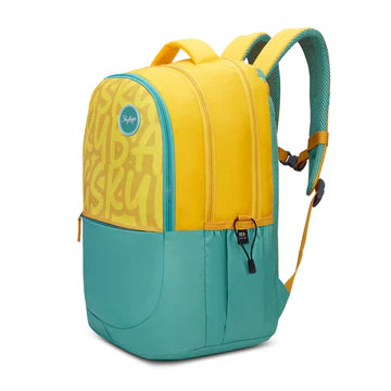 SKYBAGS KLAN PLUS V3 CALIGRAPHY YELLOW & GREEN