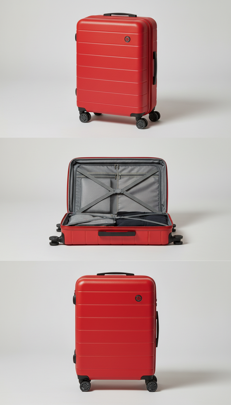 Signal Red cabin-sized spinner