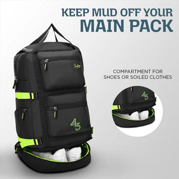 SKYBAGS RIDGE V2 45L 01 LAPTOP WEEKENDER BLACK