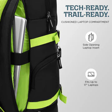 SKYBAGS RIDGE V2 45L 01 LAPTOP WEEKENDER BLACK