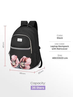 Genie Evepetal Laptop Backpack For Girls |19 Inch-36 L