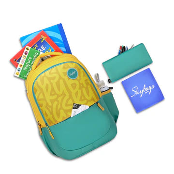 SKYBAGS KLAN PLUS V3 CALIGRAPHY YELLOW & GREEN