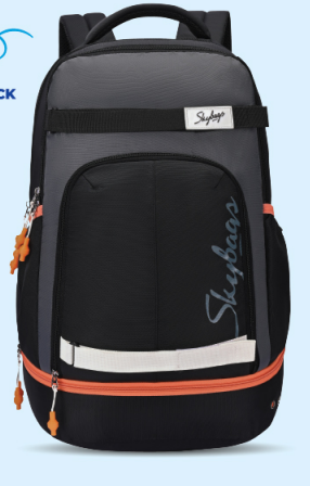 SKYBAGS ACTIV 02 LAPTOP BP 40L ORANGE-BLACK