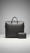 Italian Leather Monogrammed Garment Bag