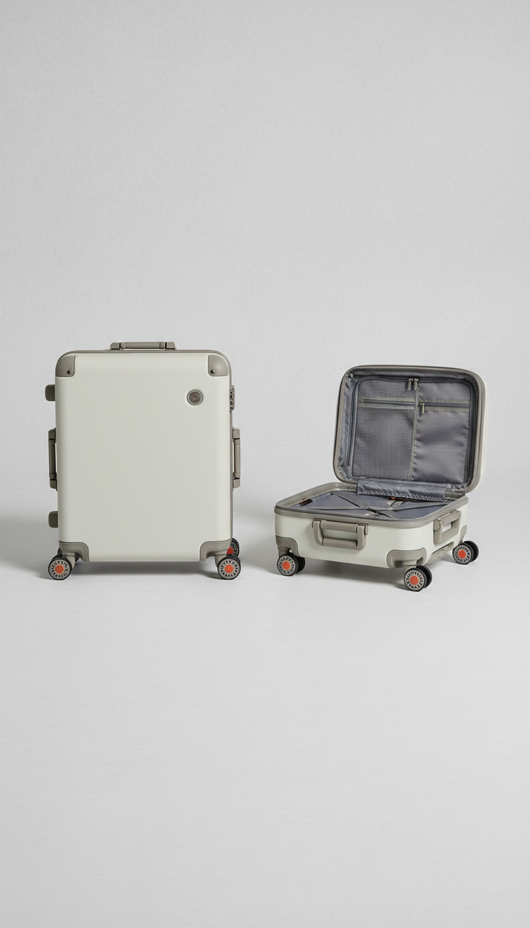 Frost polycarbonate travel case