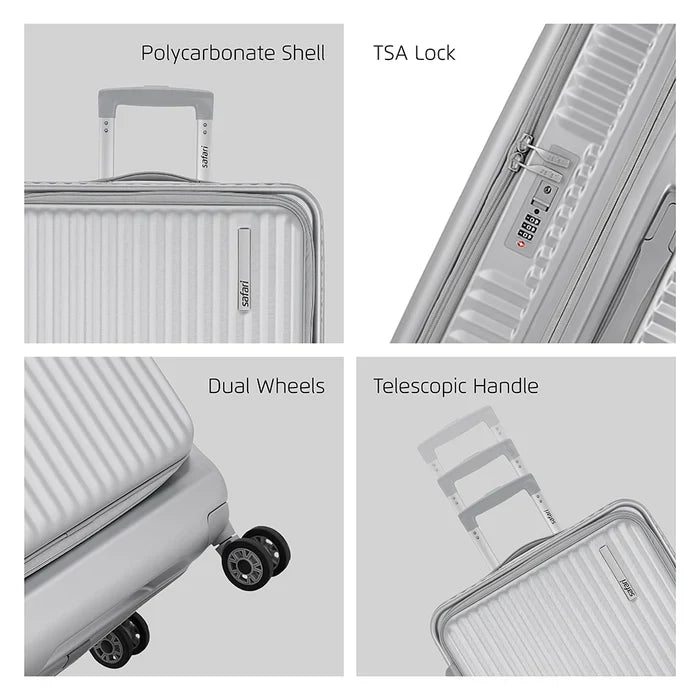 SAFARI SELICT RECOIL SILVER SMALL